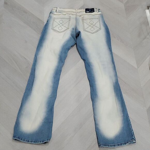 Blue Asphalt Women’s, Button Fly,  Flare Jeans,  Size 9 - Picture 6 of 10